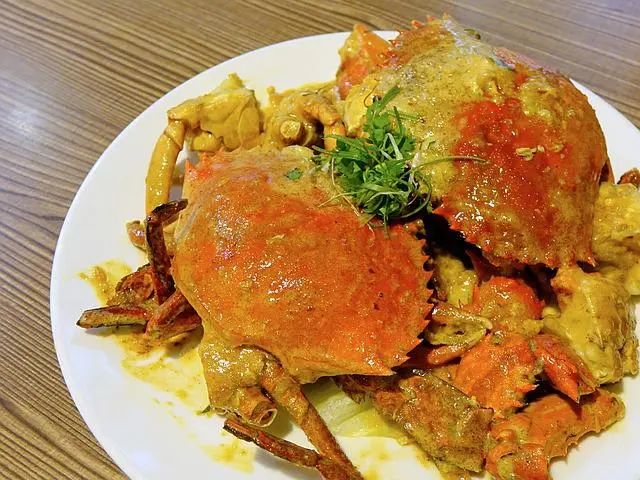 咸蛋花蟹
